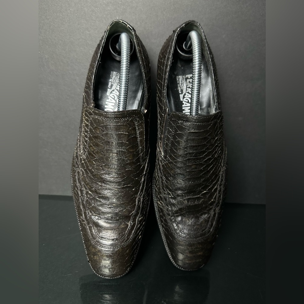 Salvatore Ferragamo Shoes 8.5 Brown Python. - image 6
